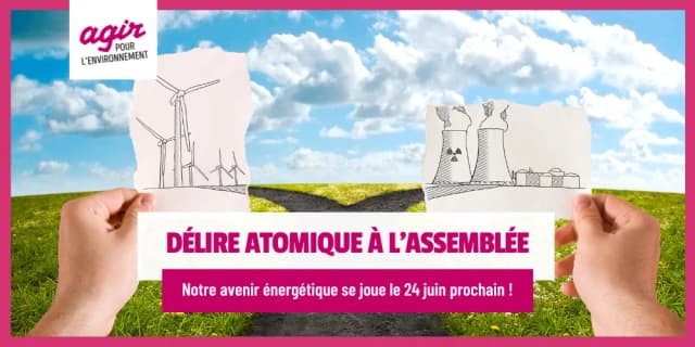 Délire atomique à l'assemblée, Notre avenir énergétique se joue le 24 juin prochain !